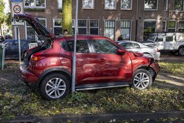 Ongeval na inhaalactie op Westergracht in Haarlem