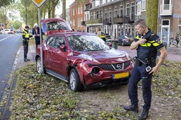 Ongeval na inhaalactie op Westergracht in Haarlem