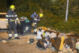 Politie en brandweer in actie na vondst van box met kristallen