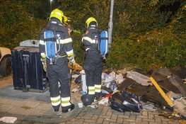 Politie en brandweer in actie na vondst van box met kristallen
