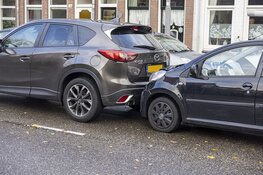 Kop-staart aanrijding op de Pijlslaan in Haarlem