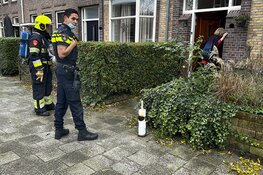 WC rol in de brand in toilet in Haarlem-Noord