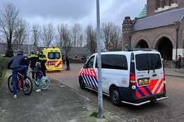 Gewonde door val in kerk Haarlem