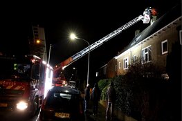 Brand in schoorsteen aan de Lorentzkade in Haarlem