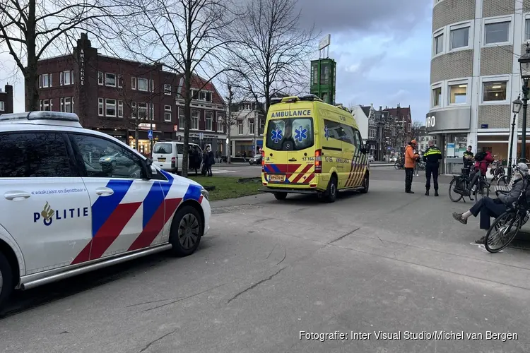 Vrouw gewond bij ongeval op het Houtplein in Haarlem