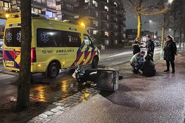 Storm: Maaltijdbezorger gewond na ongeval op de Spaarndamseweg