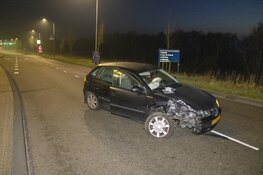 Veel schade bij ongeval op de Camera Obscuraweg in Haarlem