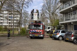 Man zit uur vast in vastgelopen hoogwerker in Haarlem
