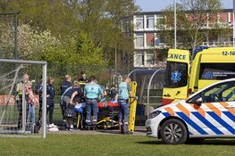 Hulpdiensten groots uitgerukt voor gevallen kind sportvelden bij Koninklijke HFC