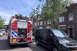 Dakbrand aan de florisstraat in Haarlem