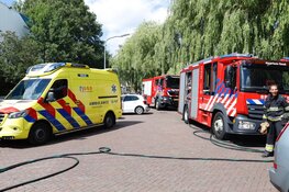 Brand in flatwoning Fie Carelsenplein in Haarlem