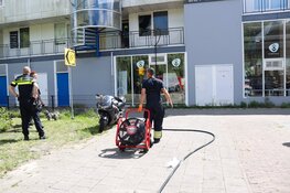 Brand in flatwoning Fie Carelsenplein in Haarlem