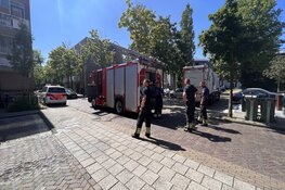 Brand op balkon van woning snel onder controle