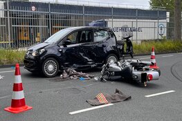 Motorrijder gewond in Haarlem