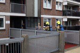 Korte brand in flatwoning in Haarlem