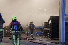 Grote brand in loods in Heemstede