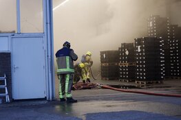 Grote brand in loods in Heemstede