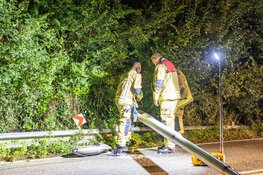 Bestelbus vliegt uit de bocht in Vogelenzang