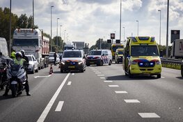 Traumahelikopter landt op snelweg na ernstig ongeval A9