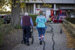 Brandweer groots uitgerukt bij brand Wooncomplex Johan Limpershof