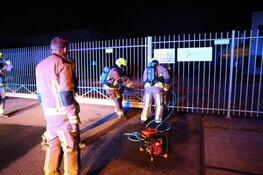 Brand bij staalhandel in Waarderpolder