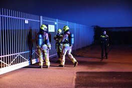 Brand bij staalhandel in Waarderpolder