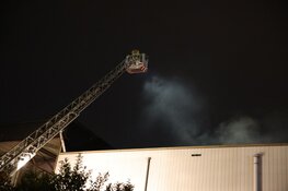 Brand bij staalhandel in Waarderpolder