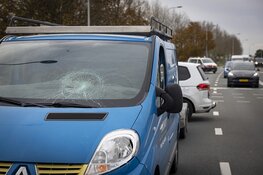 Fietser gewond bij botsing met busje op Westelijke Randweg (N208) in Haarlem