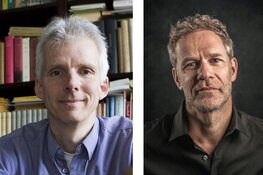 Haarlemse schrijvers Dik van der Meulen en Arthur Umbgrove in gesprek over hun boeken