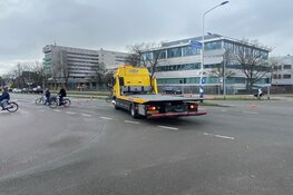 Botsing op de Amerikaweg in Haarlem