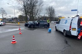 Botsing op de Amerikaweg in Haarlem