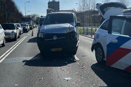 Politieauto betrokken bij botsing in Haarlem