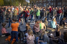 Dodenherdenking 4 mei 2023 op de Jan Gijzenbrug in Haarlem
