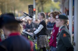 Dodenherdenking 4 mei 2023 op de Jan Gijzenbrug in Haarlem