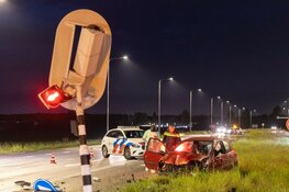 Automobilist gecrasht op Westelijke Randweg in Haarlem