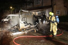 Camper door brand verwoest in Haarlem