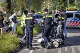 Oudere man gewond na ongeval met scootmobiel in Haarlem