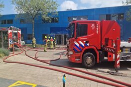 Brand bij bedrijf in Haarlem