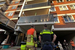 Brand in appartementencomplex in Haarlem