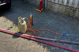 Brand bij wegbranden van onkruid in Bennebroek