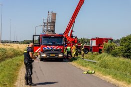 Flinke rookontwikkeling bij brand in schuur Spaarndam