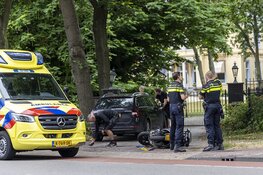 Scooterrijder gewond na aanrijding met auto op het Staten Bolwerk