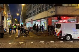 Brandweer aangekomen in binnenstad Haarlem