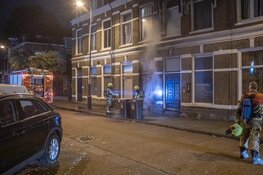 Scooter in brand, woning beschadigd