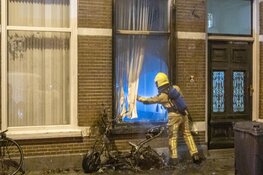 Scooter in brand, woning beschadigd