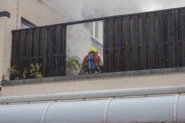Flinke brand in Paul Krugerstraat in Haarlem