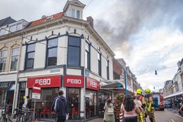Flinke brand in Paul Krugerstraat in Haarlem