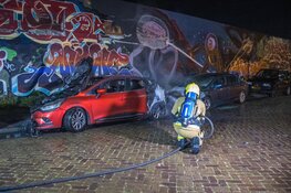Autobrand in Haarlem, vier voertuigen beschadigd