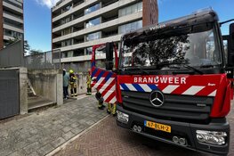 Zaagmachine vliegt in brand, flat ontruimd in Haarlem