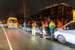 Duikactie door brandweer langs Herensingel in Haarlem